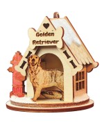 NEW - Ginger Cottages K9 Wooden Ornament - Golden Retriever